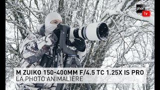 PhoxTV I Présentation I M ZUIKO 150-400mm F/4.5 I La Photo Animalière