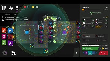 [Infinitode 2] Level 5.4 Complete the Quests [Damage dealt(Minigun)18.5M] in one game.