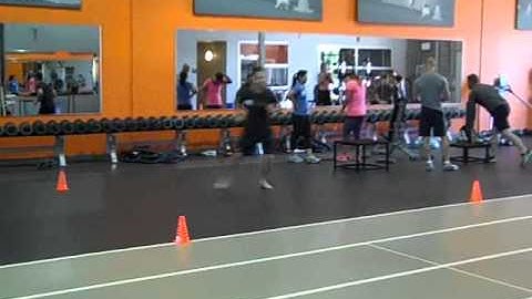 3 Cone: Triangle (back, FWD, shuffle, sprint)