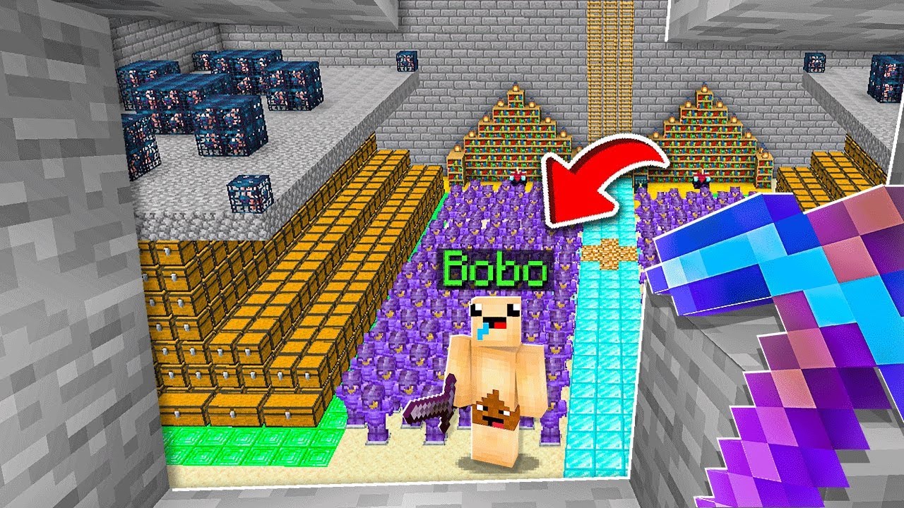 BOBO TO UKRYWAŁ za ŚCIANĄ na BOBOWICACH w Minecraft! 😱 (ogromne)
