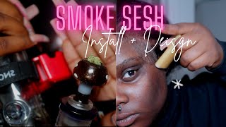 WIG INSTALL! WATCH ME INSTALL + STYLE DEEP WATER WAVE WIG ft NADULA Hair