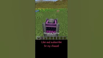 This us how you can rotate a block using create mod in Minecraft #recommended #minecraft #shorts