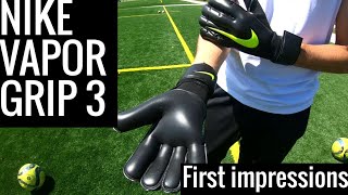 New Nike Vapor Grip 3 Goalkeeper Gloves First Impressions