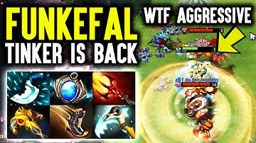 Funkefal Most Aggressive Tinker Of Dota Is Back - Crazy Fap Hand Plays Dota 2