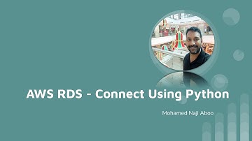 AWS RDS 2 - Connect to AWS RDS PostgreSQL using Python