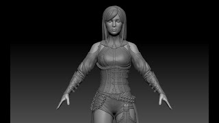 Female Warrior | Maya, ZBrush