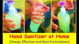 Hand Sanitizer at Home | To combat Corona Virus