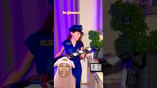 police trap for m4ling 🥷👮🏻‍♀️🤣 kanandy #RamadanwithYoutube #FunnyShorts