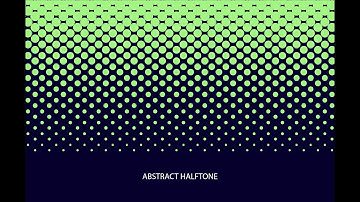 How to create Abstract Halftone | Adobe illustrator tutorial | learn creative