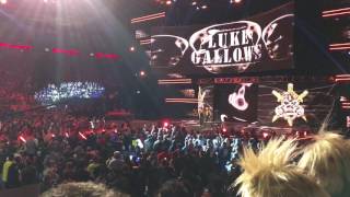 Luke Gallows & Karl Anderson full entrance - WWE RAW Live in O2 London 8 May 2017