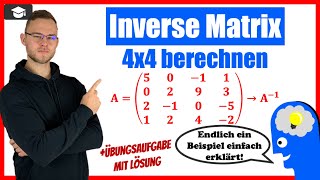 Calculating the inverse of a 4x4 matrix - Inverse 4x4 matrices