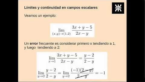 Análisis 2 - Límites y continuidad en campos escalares - Introducción