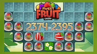 sweet fruit candy, level 2374-2395, an easy fruit game and many downloads on playstore screenshot 4