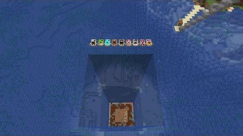 emptying an ocean chunk and then doing minecraft trickshots and lore (insane content)
