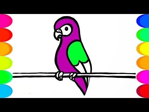 ვიდეო: როგორ ვისწავლოთ თუთიყუშის დახატვა