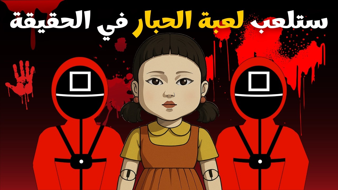 أنت الآن داخل لعبة الحبار… هل ستنجو؟ 🦑⚠️💀