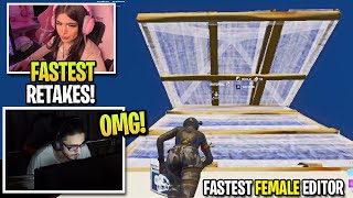 FaZe Sway's GIRLFRIEND is The NEW Fastest FEMALE Editor! (Fortnite)