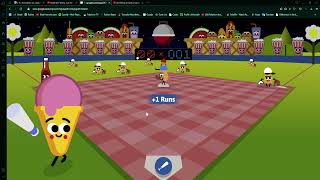 hitting a triple in google baseball