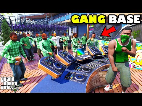 Franklin Upgrade His House To New GANG BASE In GTA 5 | SHINCHAN and CHOP