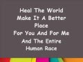 Lirik Lagu Michael Jackson - Heal The World