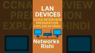 LAN Devices in 60 Seconds Networking Made Easy #ccna #network #switching #interview #networksrishi