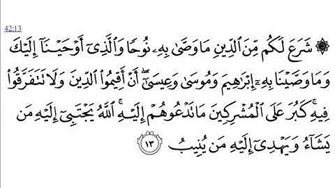Quran 42 Surat Ash Shūraá English translation سورة الشورى مترجمة