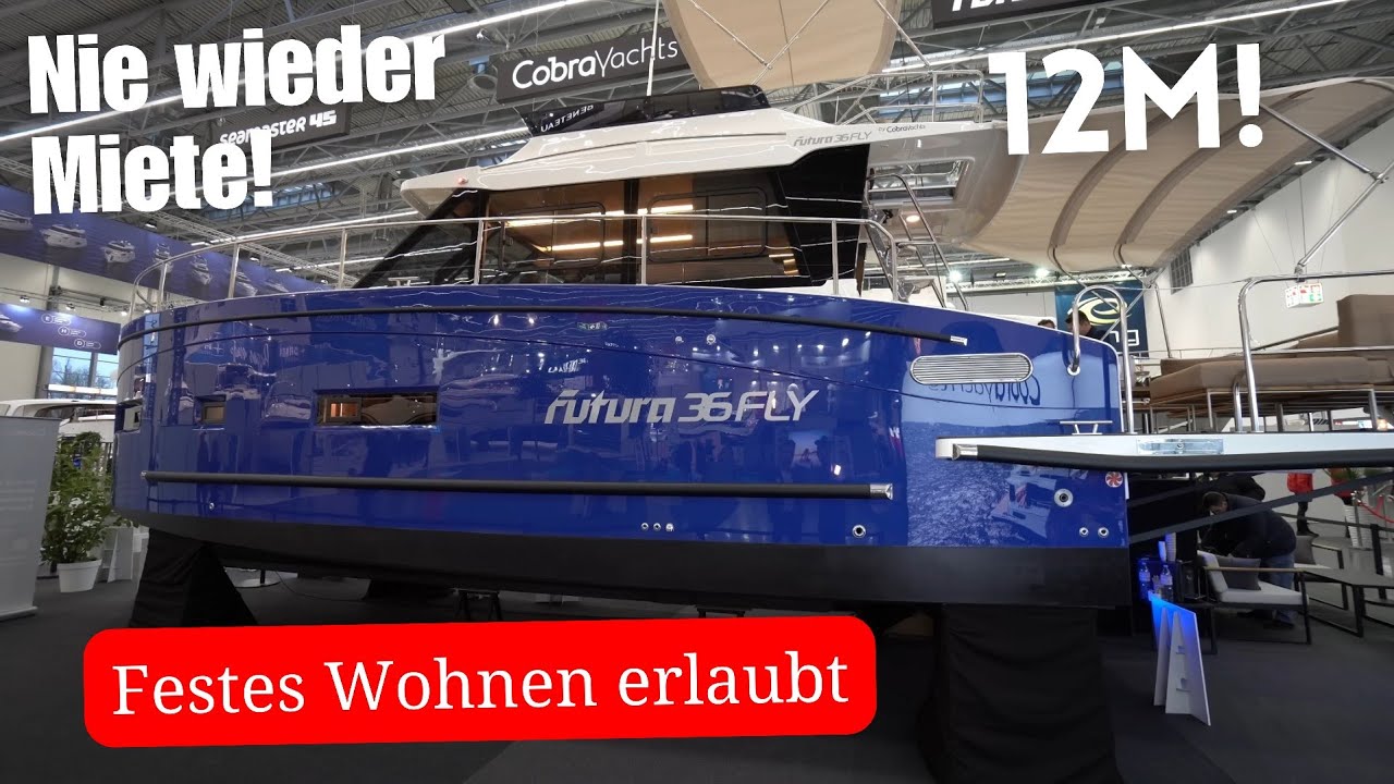 ECHTE 25m² TINYHOUSE-LUXUSYACHT NAGELNEU nur 159.000,- €!  Cobra Yachts Futura 36. (Werbung)