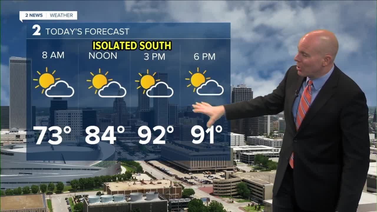 Isolated Storms South Today - YouTube