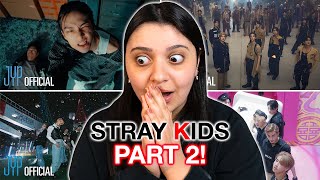 Stray Kids  CASE 143, 특(SClass), 락 (樂) (LALALALA), MEGAVERSE M/V's | REACTION!!