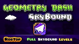 Geometry Dash SkyBound ~ All Levels 1-5 + Coins - Geometry Dash (Fanmade) screenshot 4