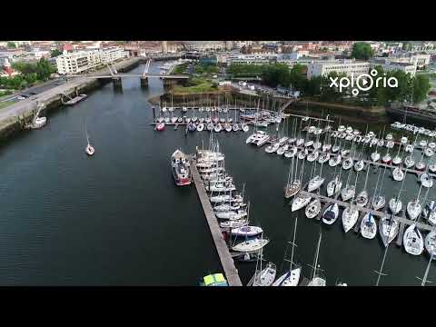 Grand Port Maritime of Dunkirk, Dunkerque, France 2019.07 aerial video