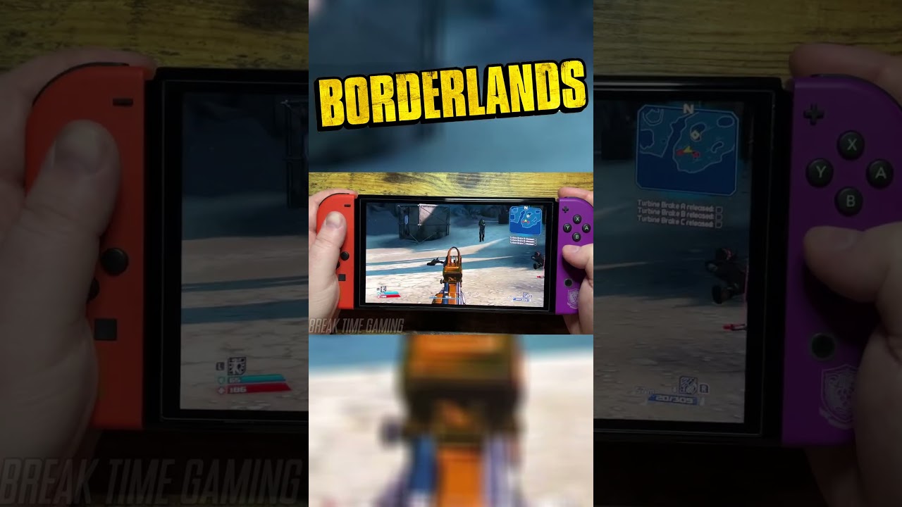 Borderlands Game of the Year Edition Nintendo Switch OLED Gameplay