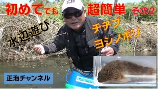 初めてでも超簡単　その２　川のチチブ釣り