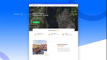 Travel Website Design Template   Photoshop Free Download