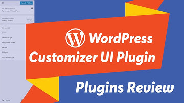 WordPress Customizer UI Plugin - Add WordPress Customizer Sections & Controls to your theme
