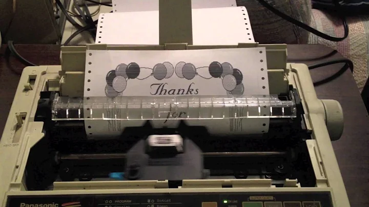 Panasonic KX-P2135 printer test