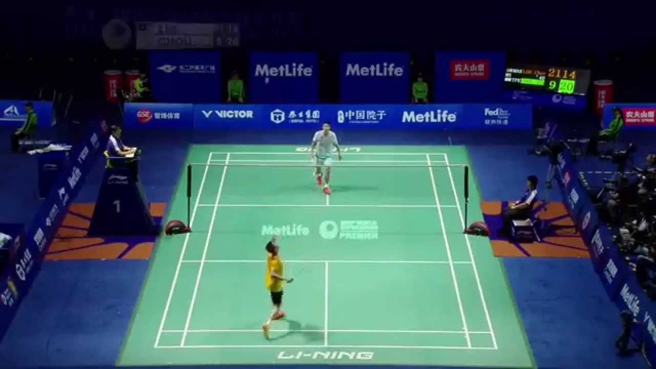 Thaihot China Open 2015 | Badminton R16 M1-MS | Lee Chong Wei vs Chou Tien Chen