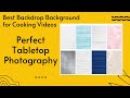Best Backdrop Background for Cooking Videos | Perfect Tabletop Photography Setup! | Junaid TechWala