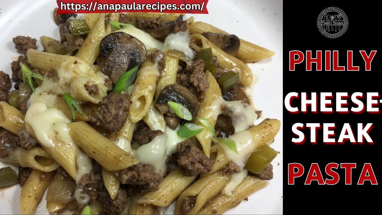 PHILLY CHEESESTEAK PASTA RECIPE YouTube Maxresdefault