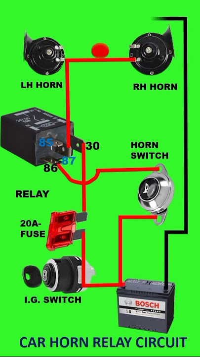 Horn Relay Wiring: How To Wire A Horn Relay