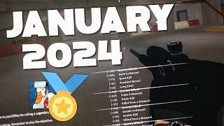 the BEST CLIPS of JANUARY 2024.. (phantom forces) ft. SNOWY [4K]