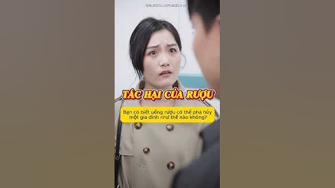 Bạn có biết uống rượu có thể phá hủy một gia đình như thế nào không? #shorts