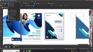 How to Create Corporate Flyer Design Template Using Coreldraw