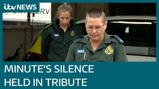 UK falls silent in remembrance of key workers who have died amid coronavirus pandemic | ITV News