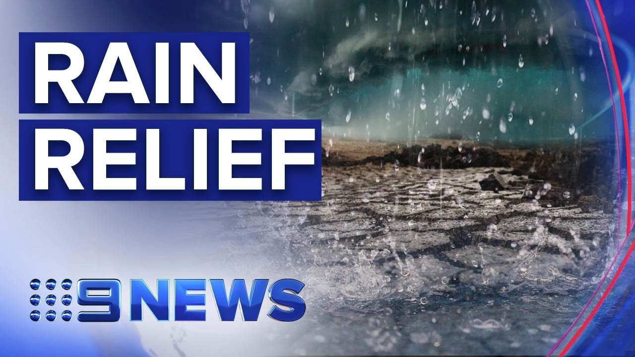 Rain offers drought-stricken farmers much-needed relief | Nine News Australia