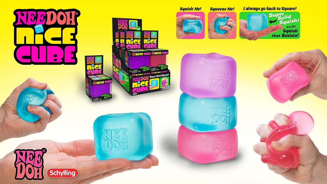 Nee Doh Nice Cube Ice Sugar Ball - Thick Glue/Gel Stretch Ball - Ultra