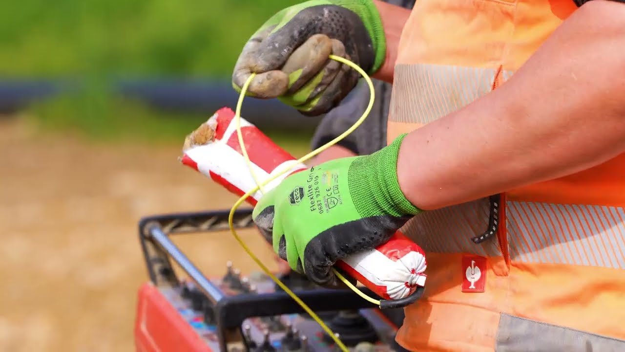 TenneT Projekt SuedOstLink: Sprengungen in Abschnitt C1