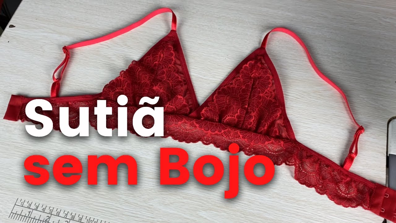 Como fazer um SUTIÃ sem BOJO (Aula de corte e costura)
