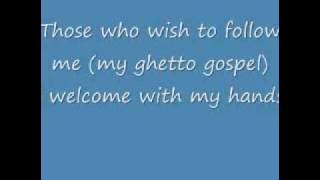 2Pac ghetto gospel lyrics