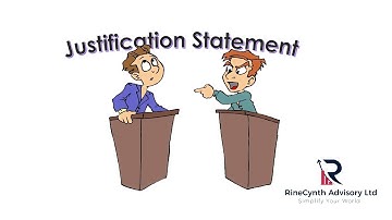 HOW TO WRITE A JUSTIFICATION  STATEMENT FOR YOUR STUDY